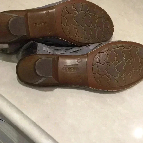 MT Rieker Antistrees shoes business casual comfortable sling back event wedding - Picture 4 of 6